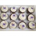CupCakes with Buttercream, Sprinkles and Initial ($48 per dozen) (D, V)